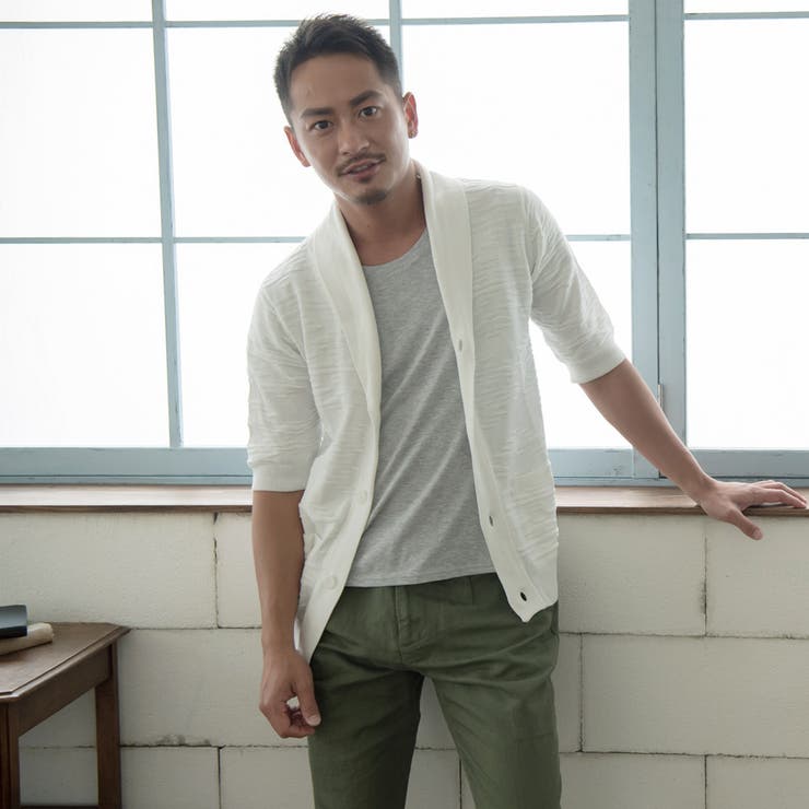 オルテガジャガード12gニット5分袖ショールカーディガン カーディガン メンズ 品番 Jg Jiggys Shop ジギーズショップ のメンズファッション通販 Shoplist ショップリスト