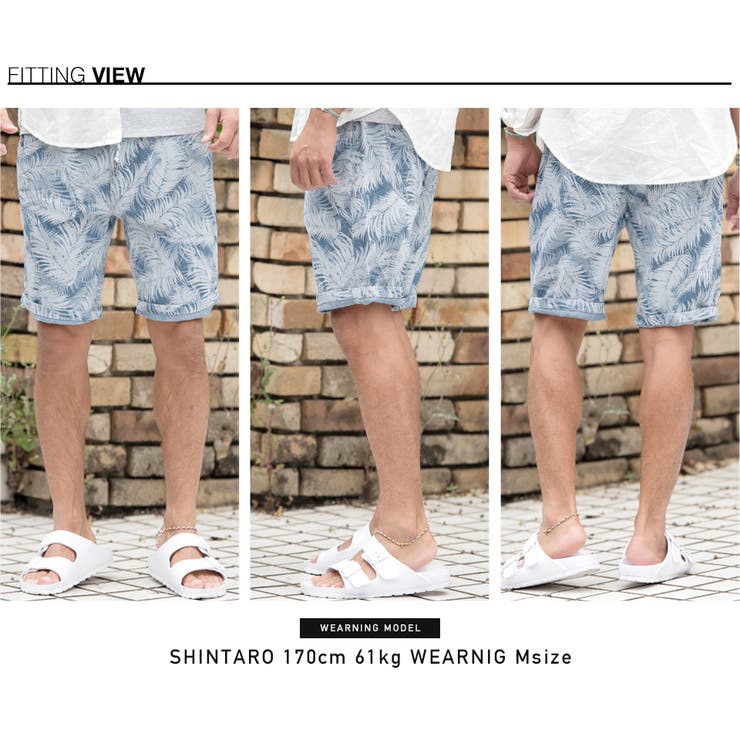 ハーフ・ショートパンツ IONSEOUL Pier Vijo Bermuda Denim Pants JE1235 ◇ライトオンスデニムショートパンツ◇ショートパンツ ハーフ