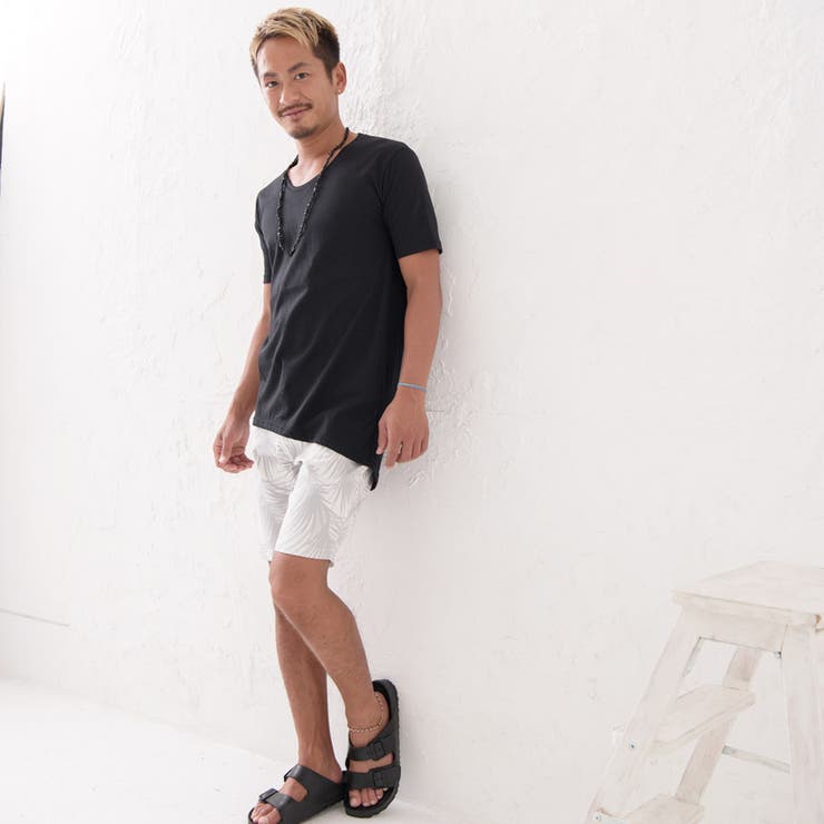 ◇裾アシンメトリー ロング丈 Tシャツ◇Tシャツ[品番