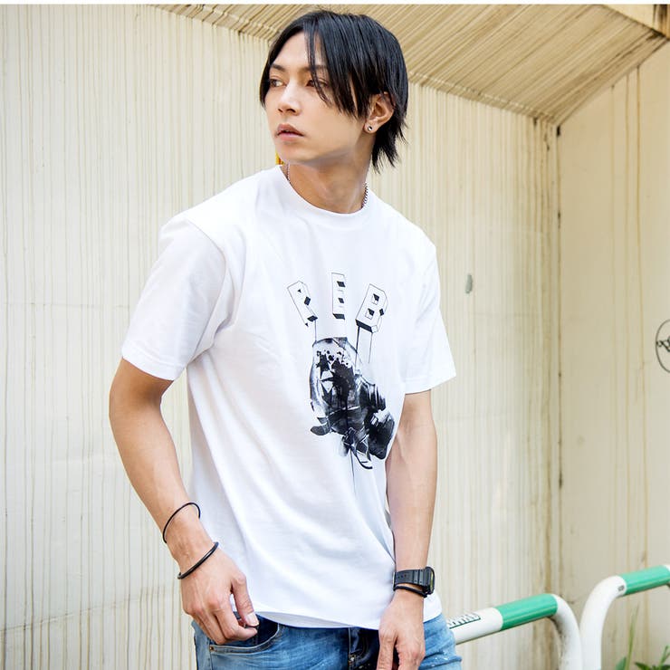 ◆REBTRAIT ガスマスクスカルプリントＴシャツ◆Tシャツ 半袖 | JIGGYS SHOP | 詳細画像10 