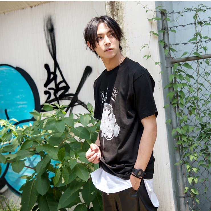 ◆REBTRAIT ガスマスクスカルプリントＴシャツ◆Tシャツ 半袖 | JIGGYS SHOP | 詳細画像14 