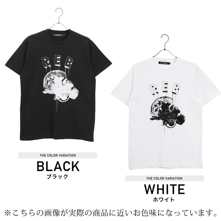◆REBTRAIT ガスマスクスカルプリントＴシャツ◆Tシャツ 半袖 | JIGGYS SHOP | 詳細画像2 