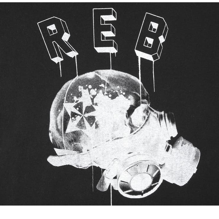 ◆REBTRAIT ガスマスクスカルプリントＴシャツ◆Tシャツ 半袖 | JIGGYS SHOP | 詳細画像5 