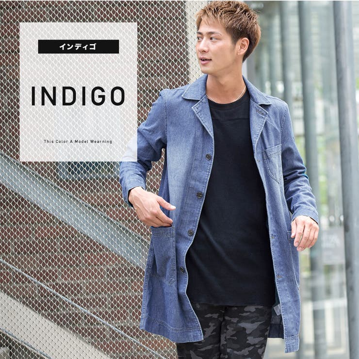 スラブデニム ショップコート メンズ コート 品番 Jg Jiggys Shop ジギーズショップ のメンズ ファッション通販 Shoplist ショップリスト