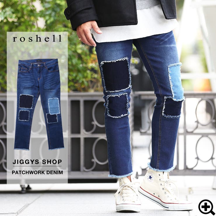 Roshell パッチワークデニム ジーンズ デニム 品番 Jg Jiggys Shop ジギーズショップ のメンズ ファッション通販 Shoplist ショップリスト