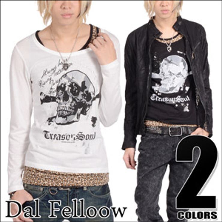 FUGA ロンt お兄系 44 ◇Dal Felloow(ダルフェロウ)クロスドクロアンサンブルロンT◇お兄系