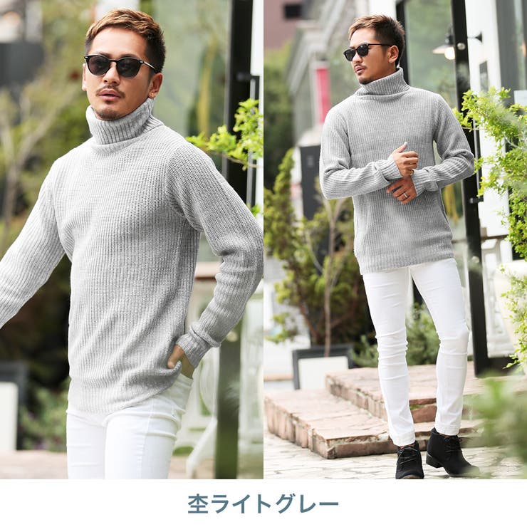 タートルネック メンズ Roshell 畔編みタートルニット ハイネック 品番 Jg Jiggys Shop ジギーズショップ の メンズファッション通販 Shoplist ショップリスト