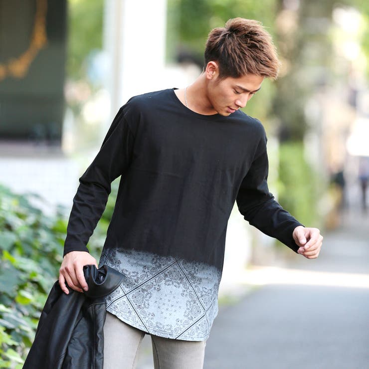 johnny business ジョニービジネス Tシャツ ロンT 20枚セット MEN'S BIGI｜ジャガード ドッキング クルーネックロンT | Rakuten