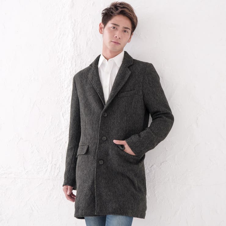 ◇ブークレチェスターコート◇コート チェスター メンズ[品番