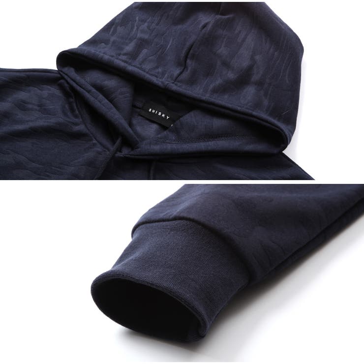 SAYSKY セイスカイ ジップアップパーカー カモフラ ネイビー M SAYSKY セイスカイ ジップアップパーカー カモフラ ネイビー M
