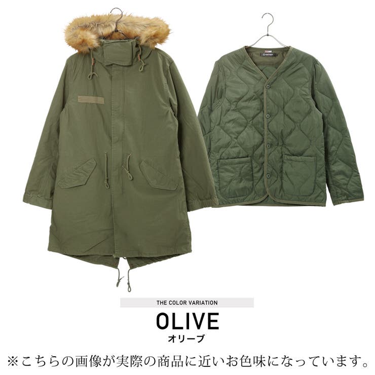 ◇REBTRAIT 3WAYモッズパーカー◇モッズパーカー モッズコート