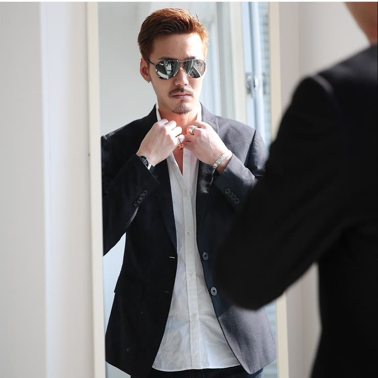 ◇roshell 2Bピークドラペルジャケット◇テーラードジャケット