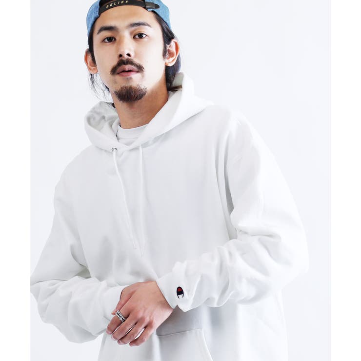 【オープニングセール】 ◇Champion チャンピオンロゴ スウェット プルパーカー◇[品番 トップス