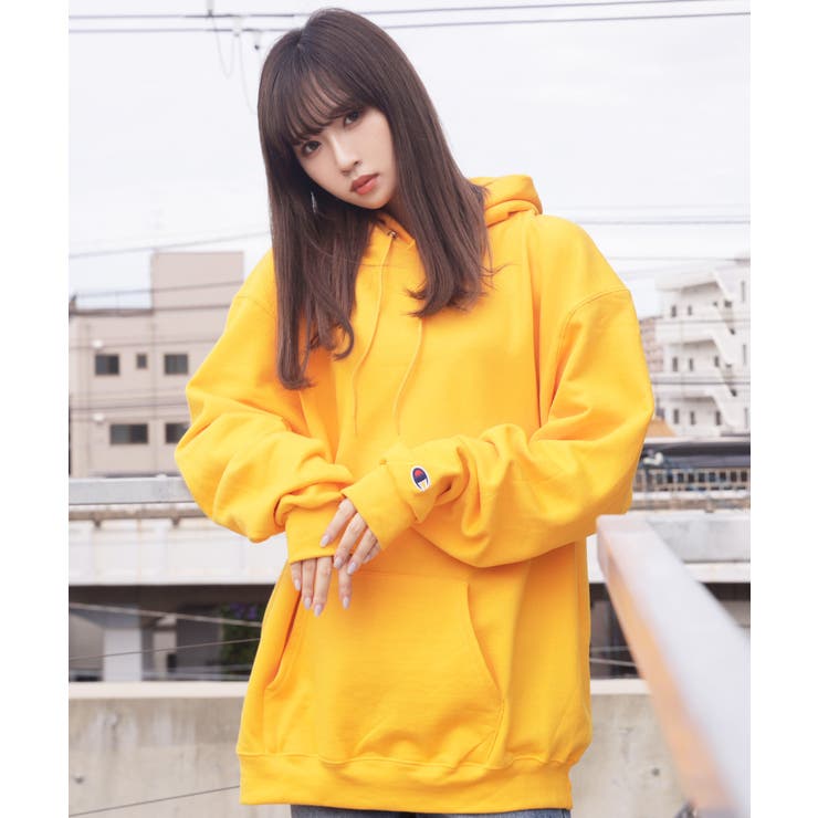 ◇Champion チャンピオンロゴ スウェット プルパーカー◇[品番