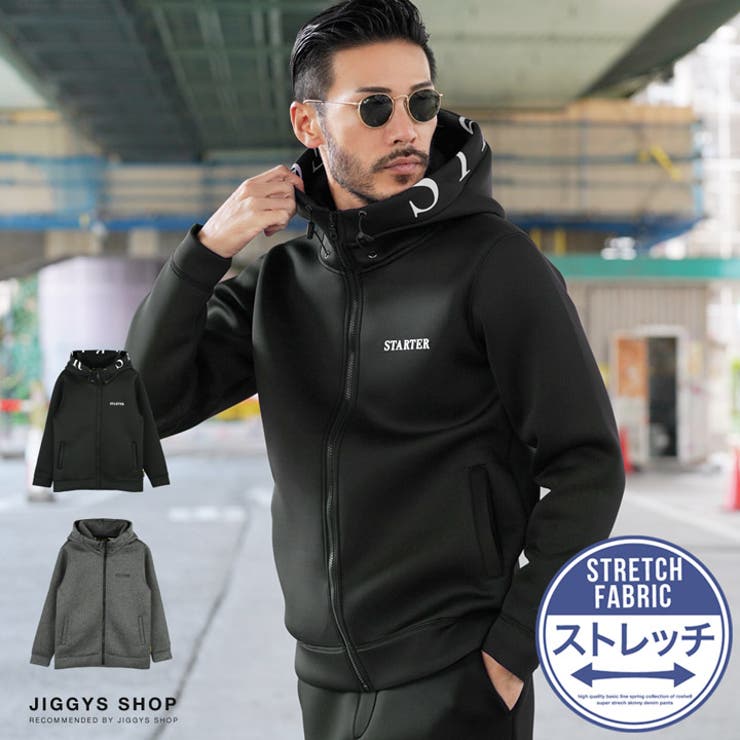 ◇STARTER(スターター) ポンチフルZIPパーカー◇パーカー メンズ[品番 