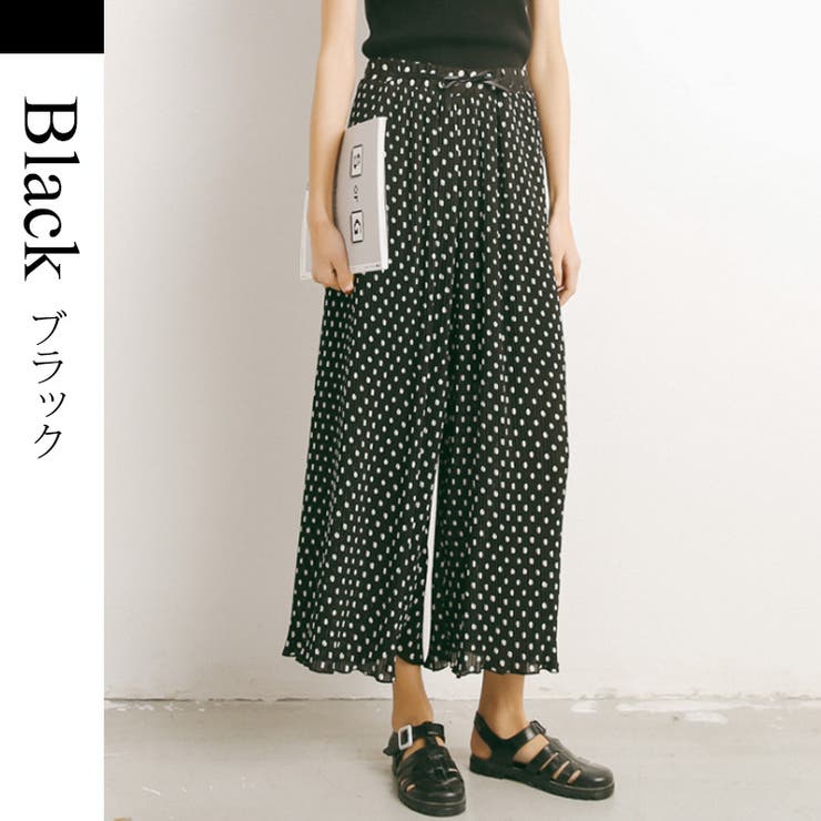 ワイドパンツ レディース ドット柄 品番 Jcsw Jocosa ジョコサ のレディース ファッション通販 Shoplist ショップリスト