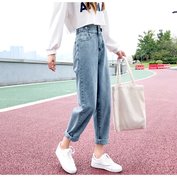 デニムパンツ ハイウエスト テーパード | JOCOSA | 詳細画像14 