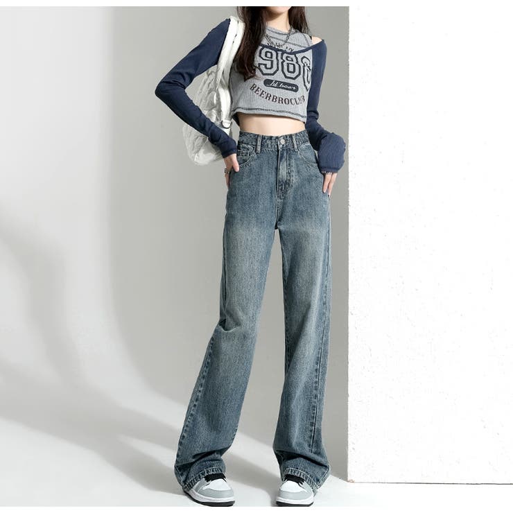 裏起毛 デニム ハイウエスト | JOCOSA | 詳細画像13 