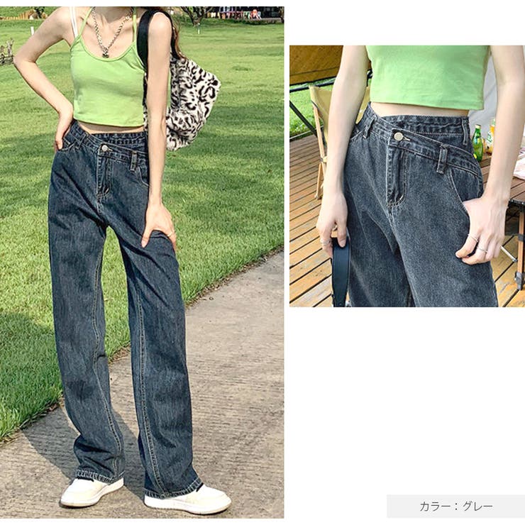 ウエストクロス ストレート デニムパンツ | JOCOSA | 詳細画像14 