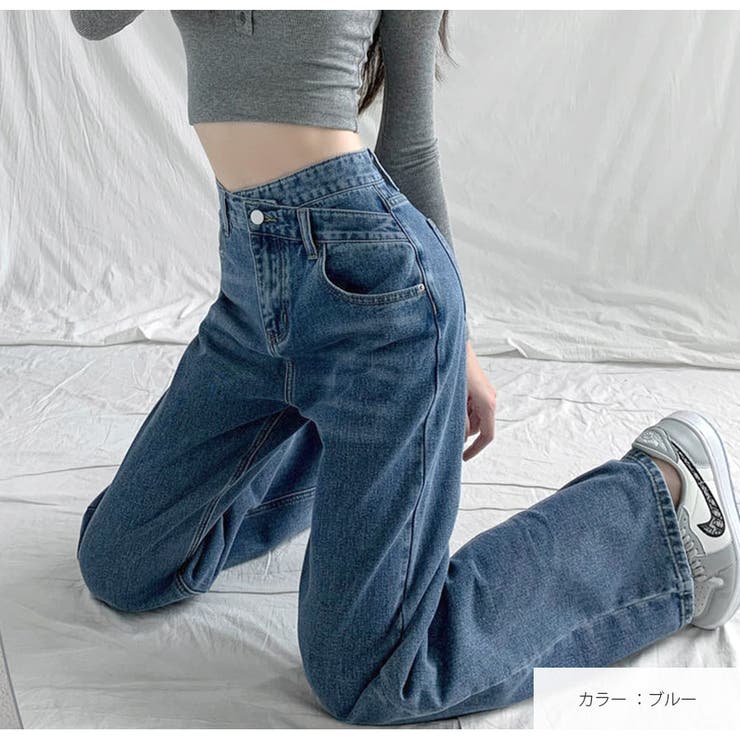 ウエストクロス ストレート デニムパンツ | JOCOSA | 詳細画像3 