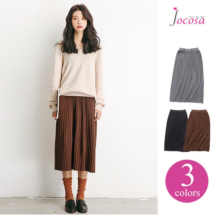 スカート ニットスカート プリーツスカート | JOCOSA | 詳細画像1 