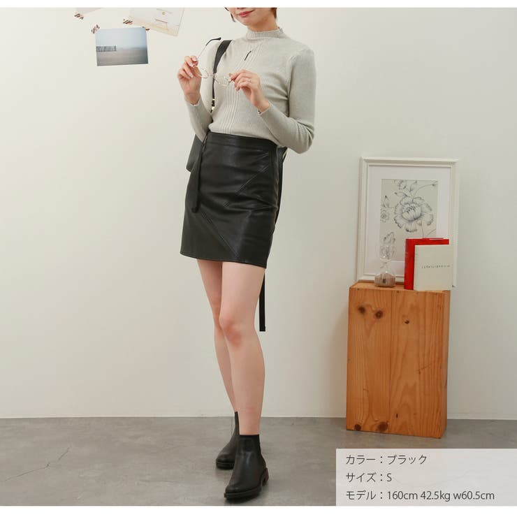 レザースカート ミニスカート 春[品番：JCSW0000892]｜JOCOSA