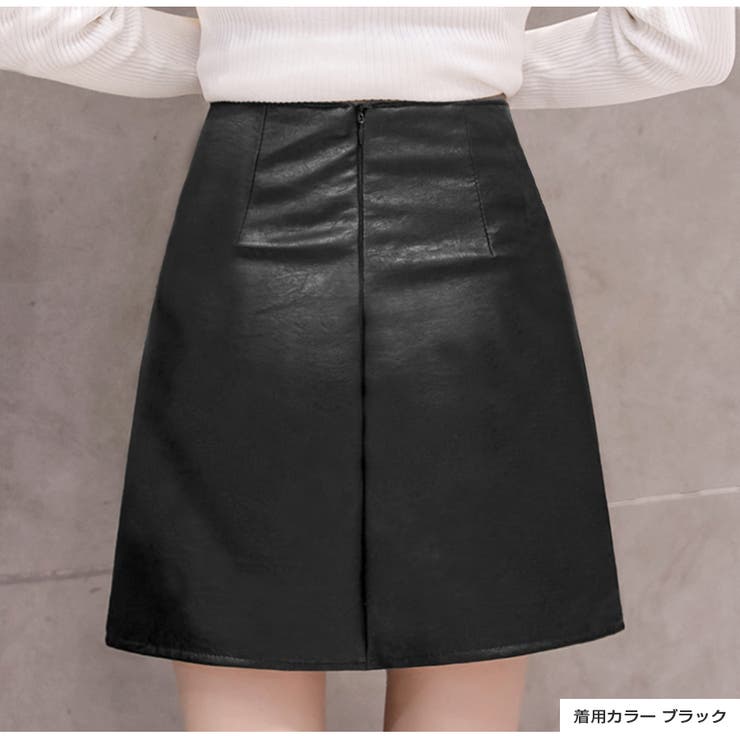 レザースカート ミニスカート 春[品番：JCSW0000892]｜JOCOSA