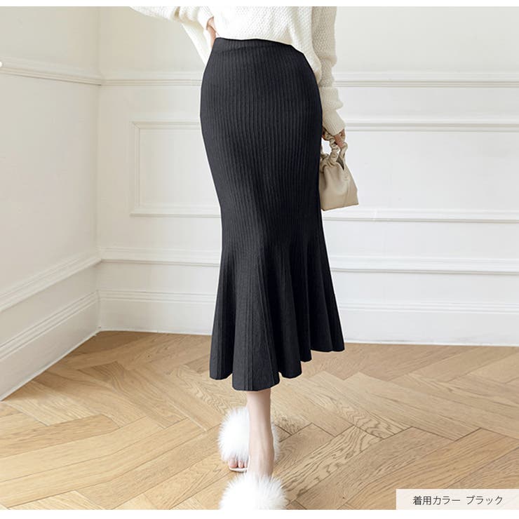 ニットスカート マーメイド ミディ丈 | JOCOSA | 詳細画像3 