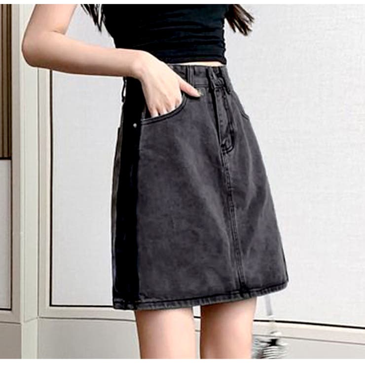 ミニスカート デニム サイドライン | JOCOSA | 詳細画像2 