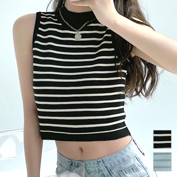 サマーニット 夏 ノースリーブ[品番：JCSW0000996]｜JOCOSA（ジョコサ