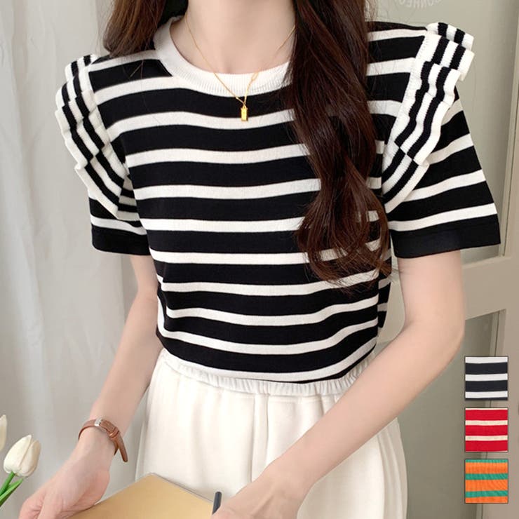 サマーニット 夏 半袖 | JOCOSA | 詳細画像1 