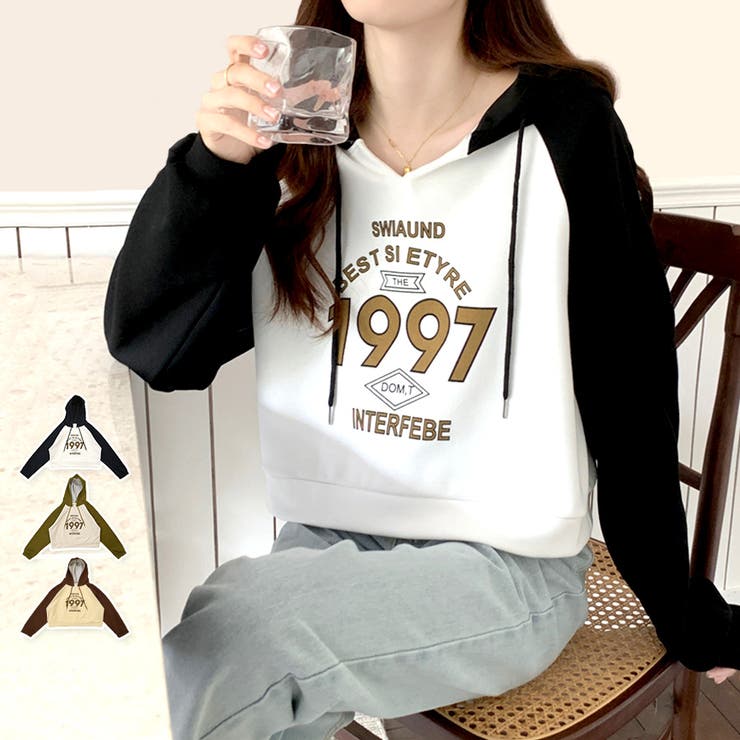 パーカー ショート丈 フード | JOCOSA | 詳細画像1 