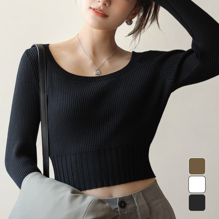 ニット トップス リブニット | JOCOSA | 詳細画像1 