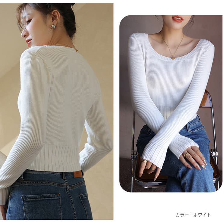 ニット トップス リブニット | JOCOSA | 詳細画像13 