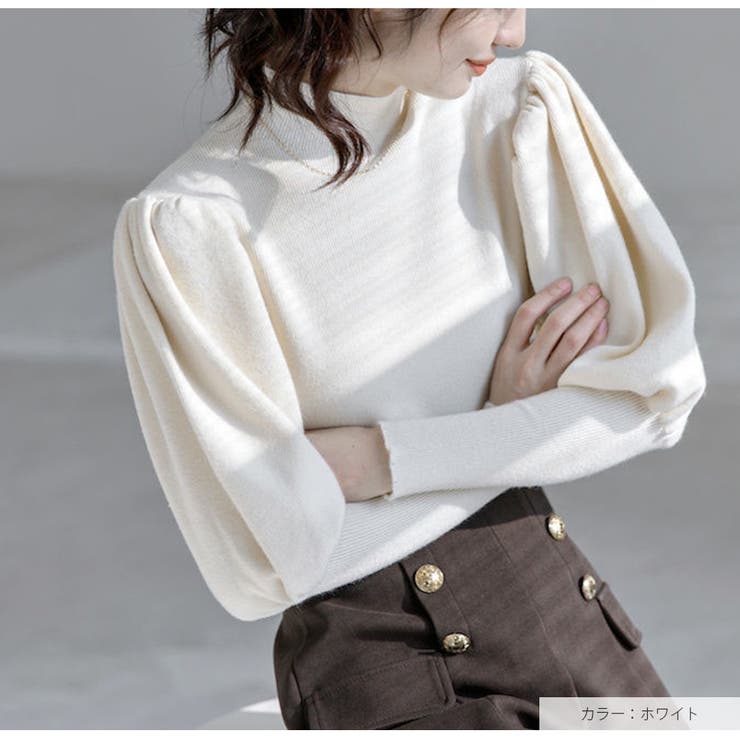 ニット トップス バルーン袖 | JOCOSA | 詳細画像14 