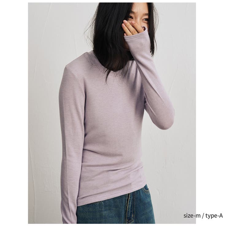 圧倒的肌触りのカシミヤタッチニット 選べるネック 3タイプ | JOCOSA | 詳細画像8 