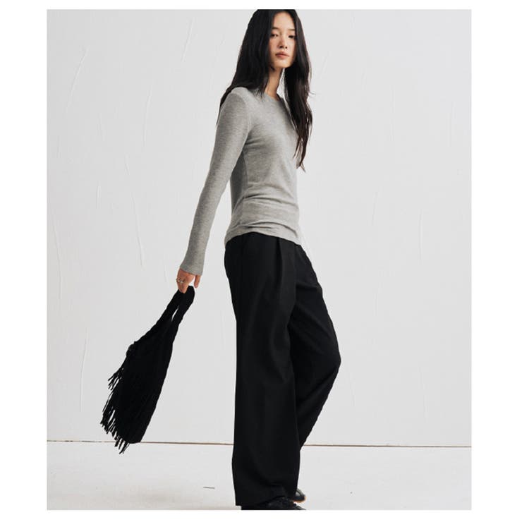 圧倒的肌触りのカシミヤタッチニット 選べるネック 3タイプ | JOCOSA | 詳細画像13 