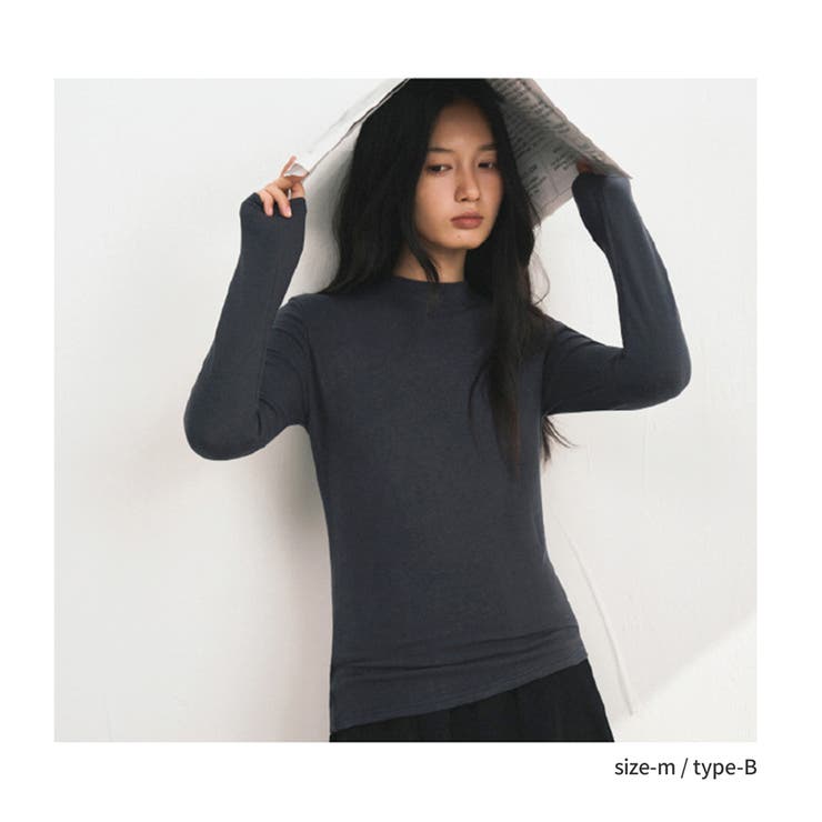 圧倒的肌触りのカシミヤタッチニット 選べるネック 3タイプ | JOCOSA | 詳細画像17 