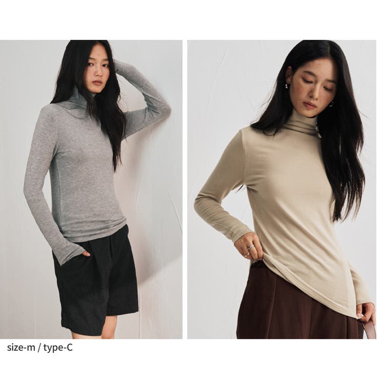 圧倒的肌触りのカシミヤタッチニット 選べるネック 3タイプ | JOCOSA | 詳細画像28 