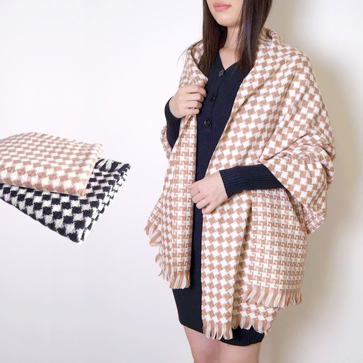 ストール 格子柄 大判 | JOCOSA | 詳細画像1 