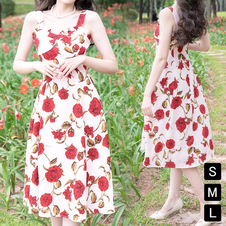 ワンピース 花柄 ノースリーブ[品番：JCSW0001009]｜JOCOSA（ジョコサ）のレディースファッション通販｜SHOPLIST（ショップリスト）