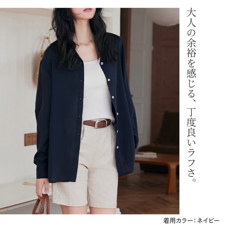 シアーシャツ レディース 羽織 | JOCOSA | 詳細画像12 