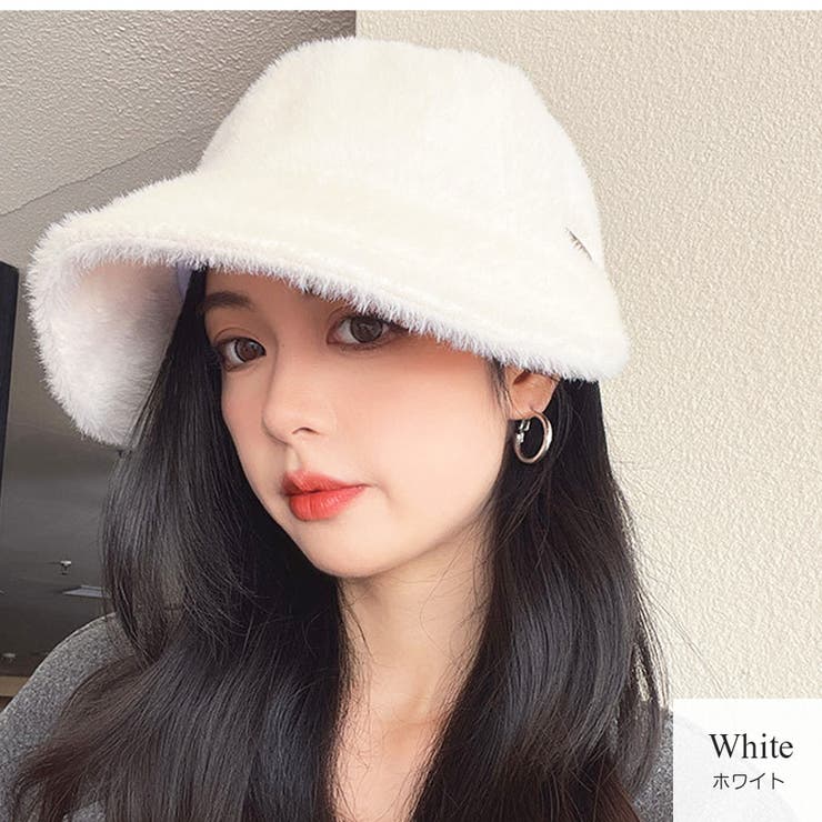 ホワイト | 帽子 ファー キャップ | JOCOSA
