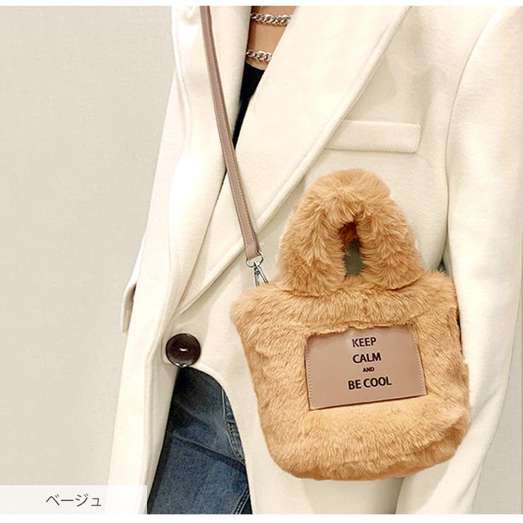 ファーバッグ ショルダーバッグ タグ | JOCOSA | 詳細画像10 