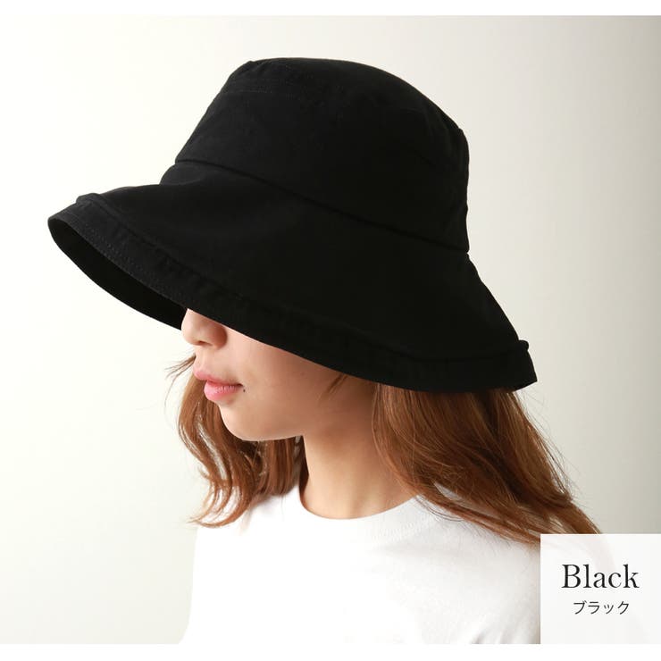 ブラック | バケットハット 帽子 ストラップ | JOCOSA