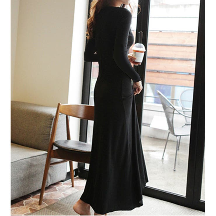 ワンピース ヘンリーネック ヘムライン | JOCOSA | 詳細画像15 