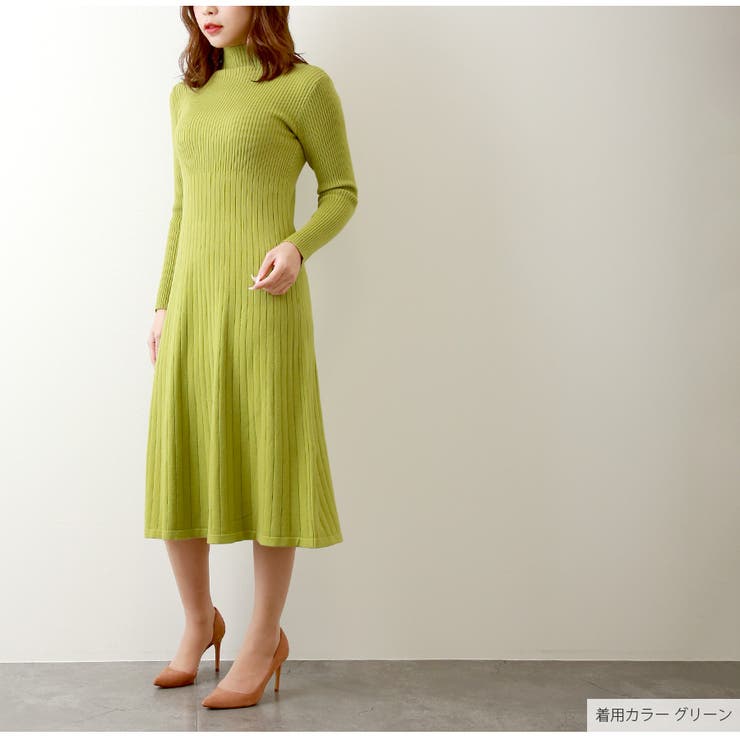 ニット ワンピース リブ[品番：JCSW0001563]｜JOCOSA（ジョコサ）の