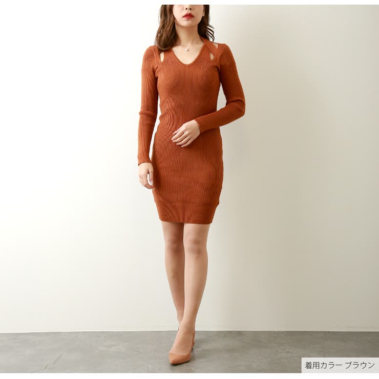 ニット ワンピース リブ | JOCOSA | 詳細画像3 