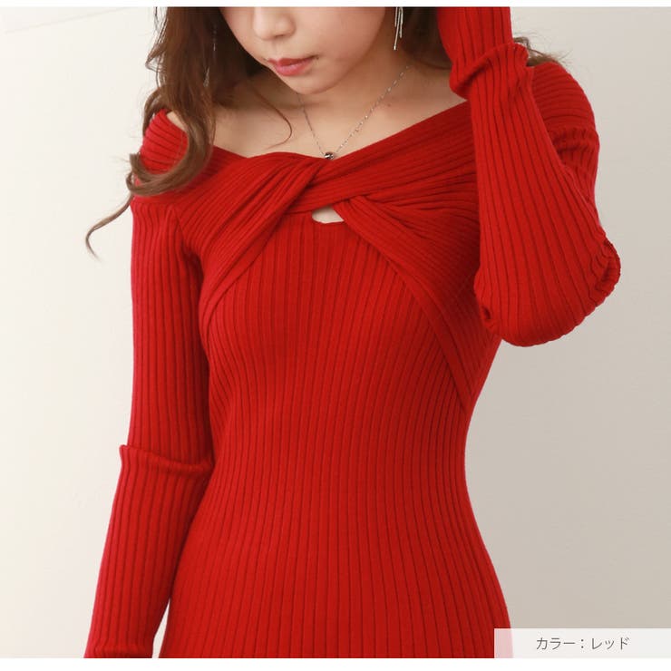 ニットワンピース リブニット 2way | JOCOSA | 詳細画像11 