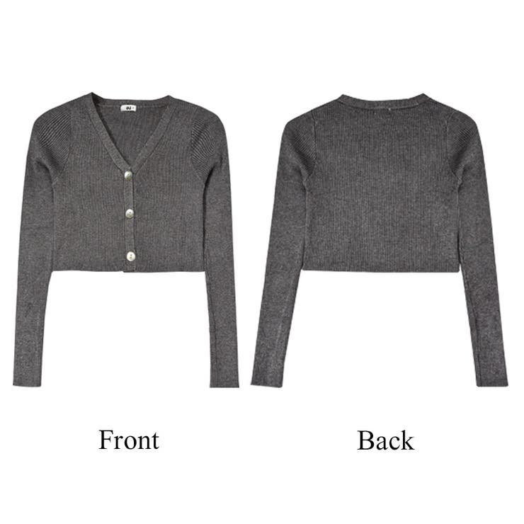 カーディガン ショート丈 へそ出し | JOCOSA | 詳細画像16 